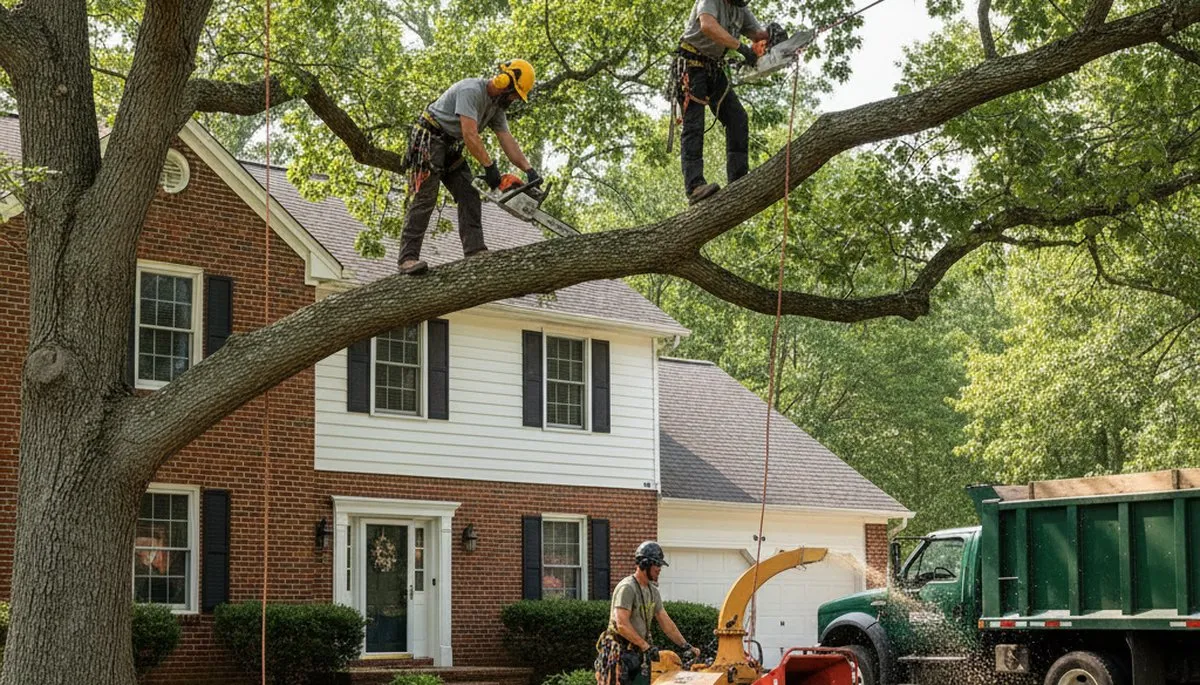 Ogden, UT tree service crew removing a tree for safe, professional property care