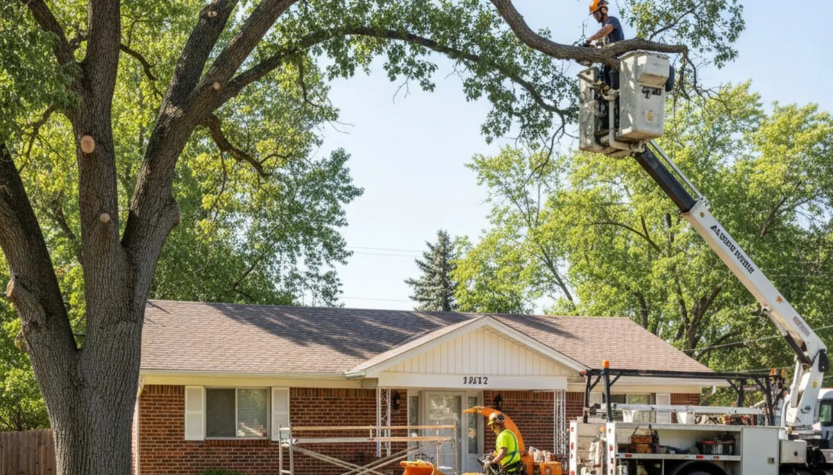 Tree service team in Ogden, UT providing professional tree removal and trimming for local properties