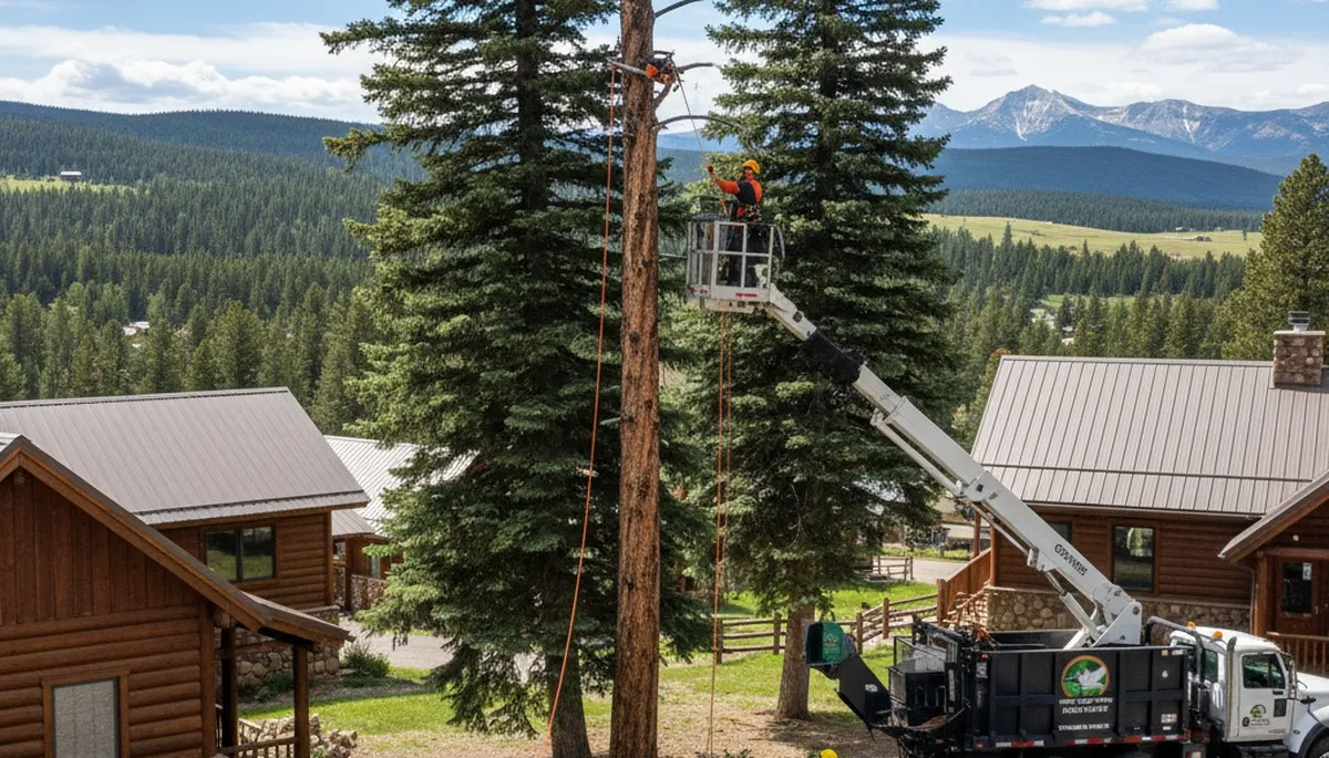Tree service crew in Ogden, UT providing professional tree removal and trimming for local properties