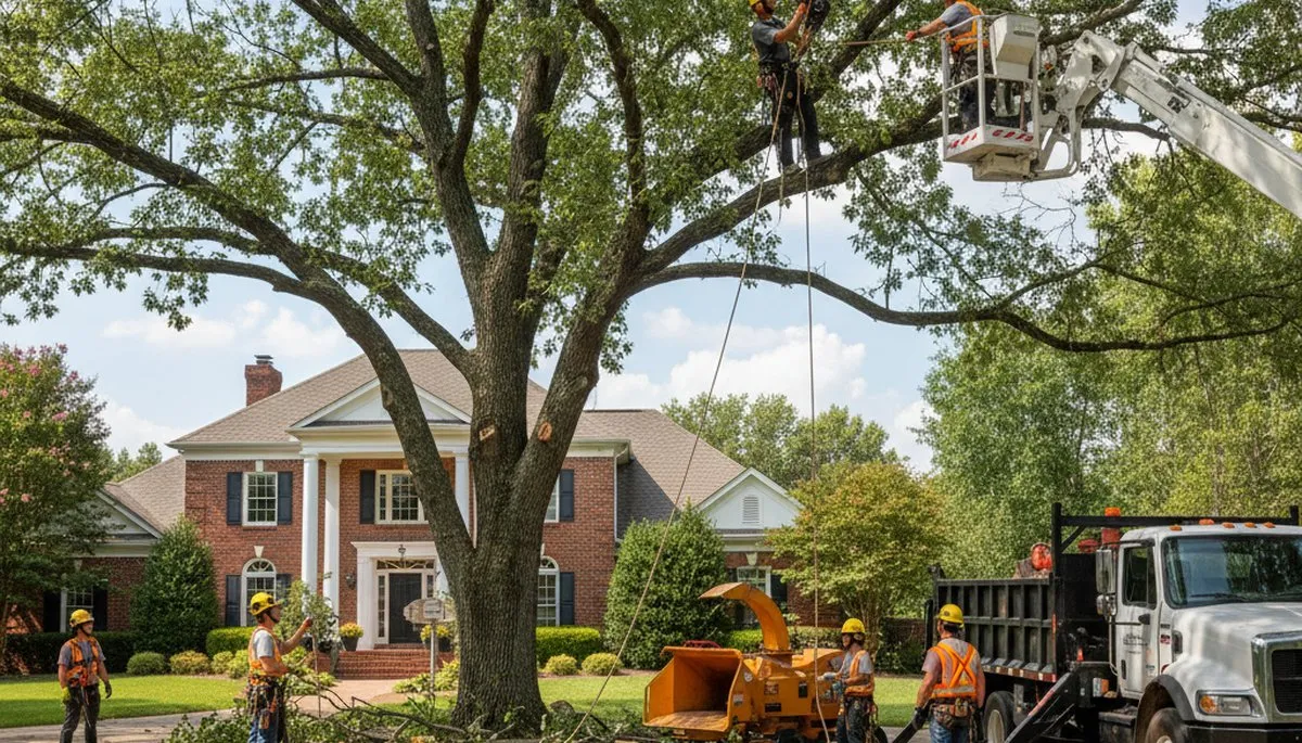 Tree service crew in Ogden, UT handling professional tree removal and trimming for local properties